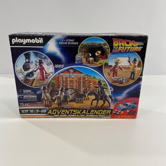 Playmobil Back To The Future Adventskalender 70576 75-Piece Set Ages 5-99 Iconic - Picture 2 of 14